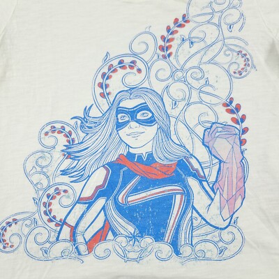 Disney X Marvel Shirt Women Small White The Marvels Graphic Tee