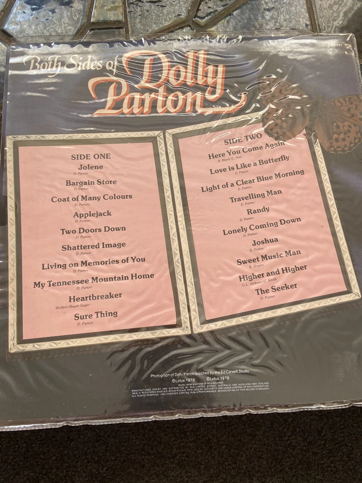 Dolly Parton Both Sides Of Dolly Parton 1979 Vintage Vinyl Lp Record Album - Image 4 of 4