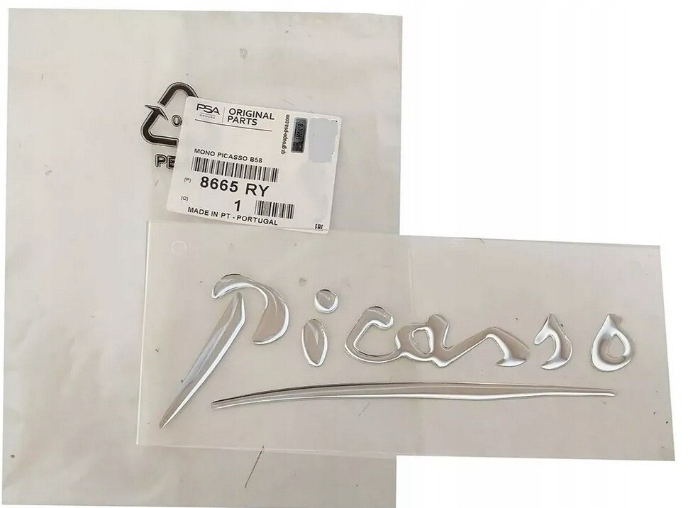 Logo Citroën C4 Picasso 8665RY pour remplacer un insigne volé ou décoloré