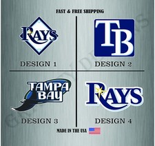 Tampa Bay Rays MLB Baseball Sticker Vinyl Decal Car Bumper Water Resistant