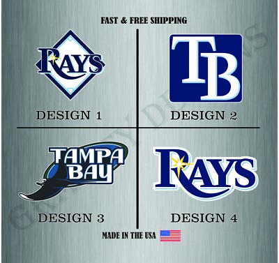 Tampa Bay Rays MLB Baseball Sticker Vinyl Decal Car Bumper Water Resistant