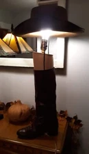 Cowboy/girl Leg Lamp