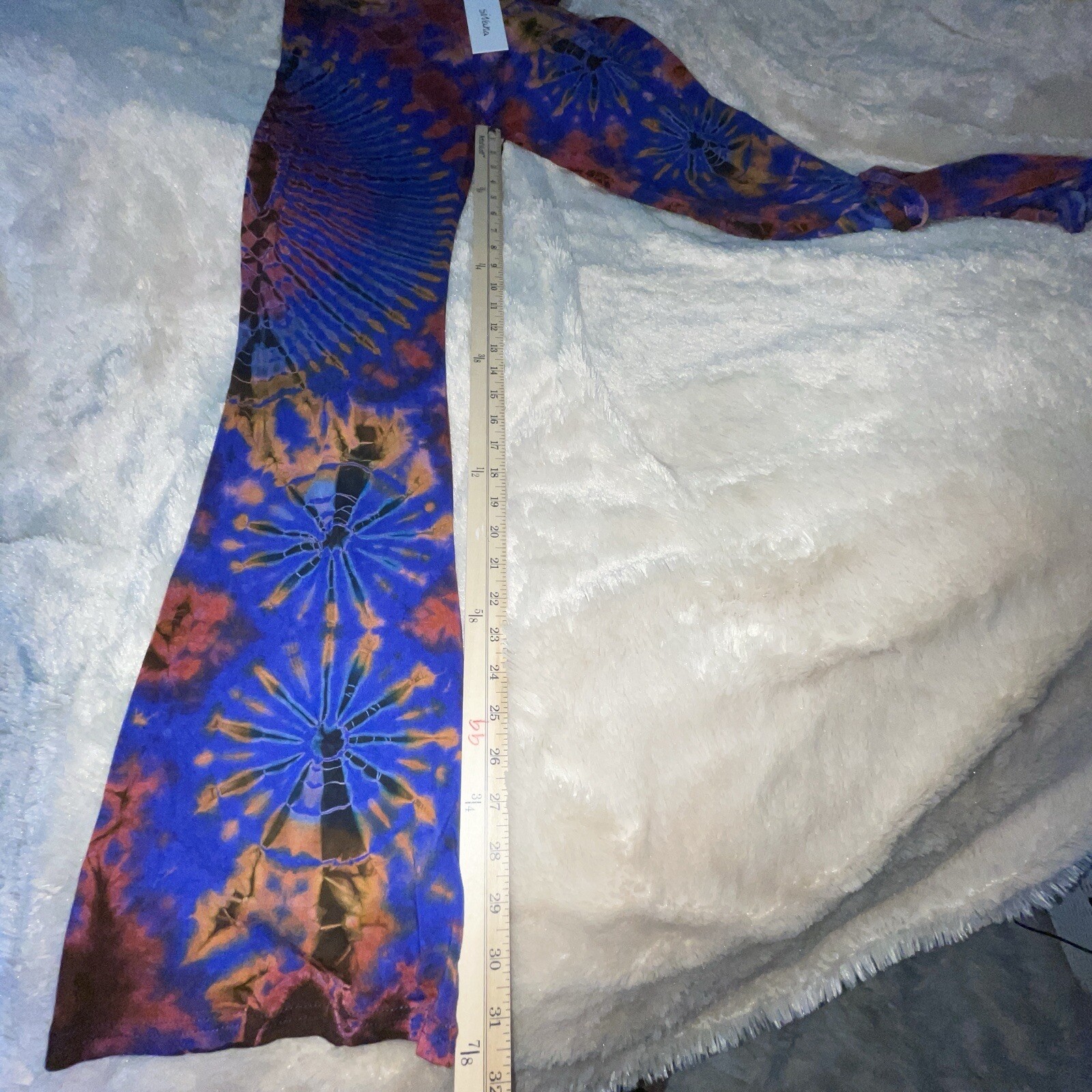 NWT Kathmandu Imports Womens Tie Dye Leggings Stretch Flare Yoga Pants Rayon eBay