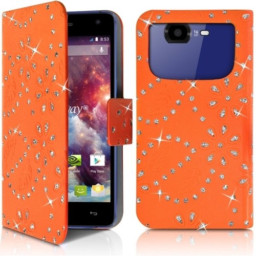 Etui Portefeuille Motif Diamant Universel L couleur pour Wiko Highway - Photo 6 sur 9