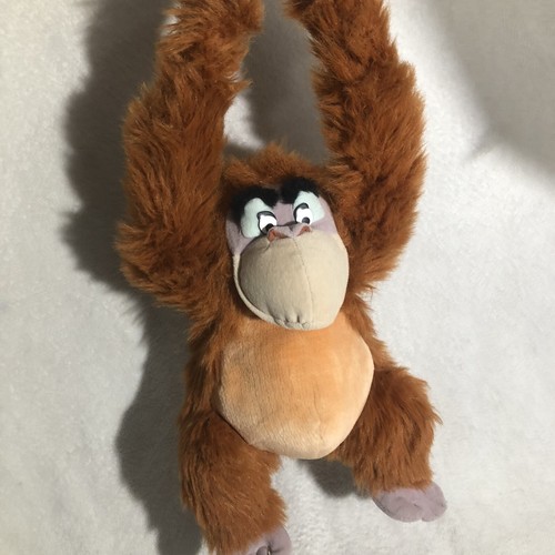 Vintage Jungle Book King Louie Plush The Disney Store Hook Loop Hands Large - Picture 5 of 7