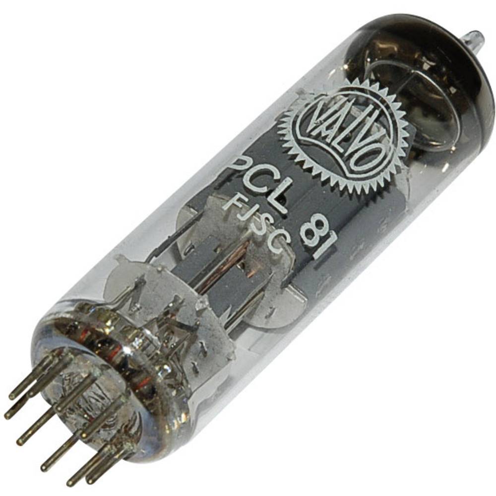 PCL 81 Valvola termoionica Triodo pentodo di potenza 150 V, 200 V 1.3 mA, 30 mA