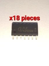 Lot of 18*  TLE4263 TLE4263GM SOP-14 5-V Low-Drop Voltage Regulator NEW USA!!!