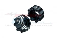 GPM 8x32 to 17mm Aluminum 1/2"Offset Hex Adapter(2pcs,Black)For Pro-line Wheels