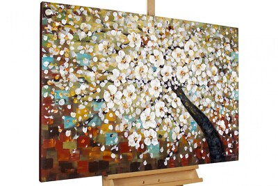 KunstLoft  Acryl Gemälde 'Zauber im Baumwipfel' 120x80cm | Bild handgemalt