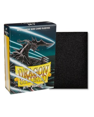 do dragon shield sleeves fit yugioh cards 60-Pack) Dragon Shield Card Sleeves JET MATTE Small/Mini Size Japanese/ Yugioh