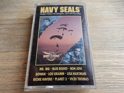NAVY SEALS SOUNDTRACK MOTION PICTURE MUSIK KASSETTE MC TAPE 1990 ORION SHEEN