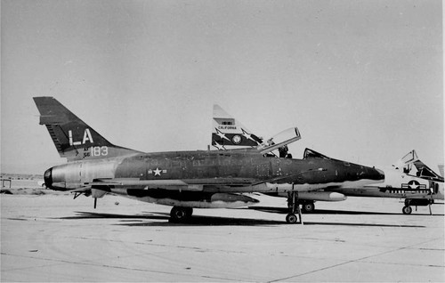 Set of 10 North American F-100D Super Sabre B&W & color prints ca 8X10(20X25cm) - Picture 3 of 10