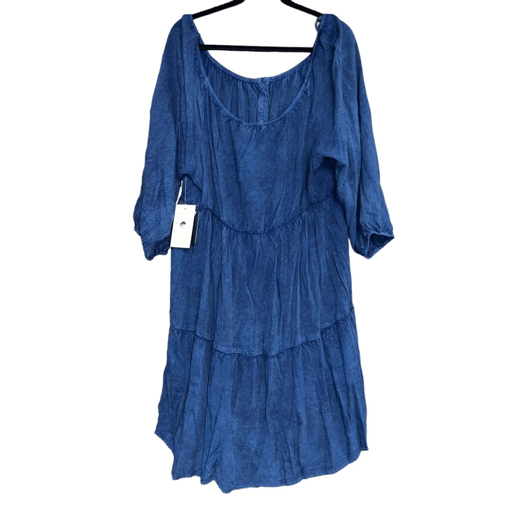 NWT MLLE GABRIELLE Hand Dyed Off The Should Faux Denim Dress Size 2X | eBay NWT MLLE GABRIELLE Hand Dyed Off The Should Faux Denim Dress Size 2X | eBay
