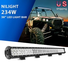 Nilight 36 Inch 234w Led Light Bar Spot Flood Combo Off Road Driving Lights Atv