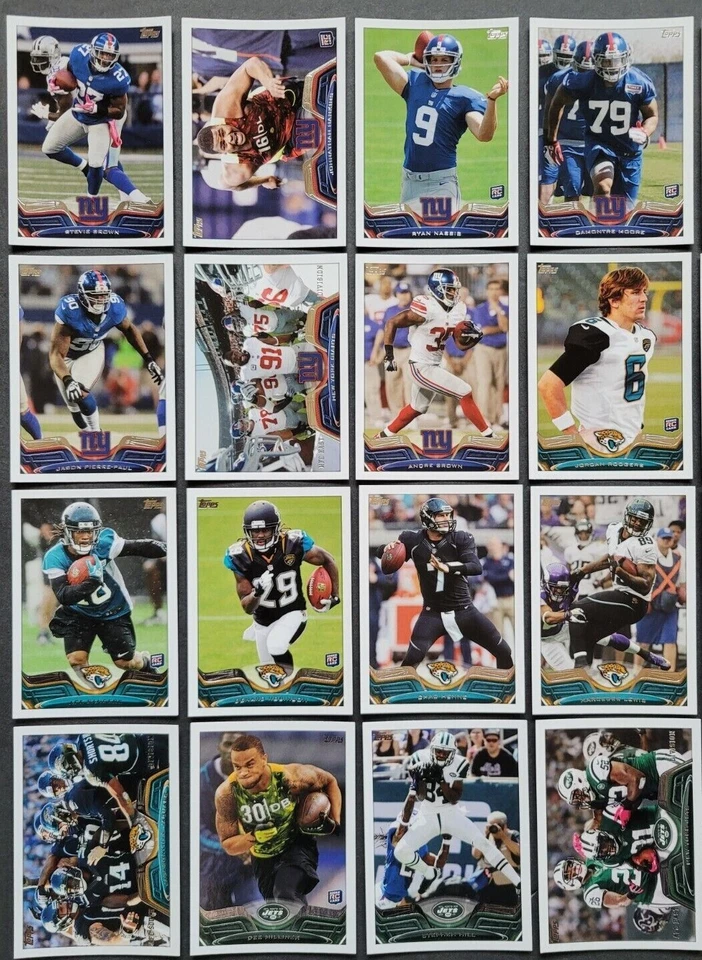 2013 TOPPS mini CARDS You Pick GIANTS Jags JETS Lions PACKERS Panthers PATRIOTS - Image 3 of 4
