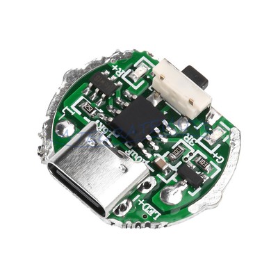 2-Mode Flashlight Driver Circuit Board with Switch Charging Integrated Board