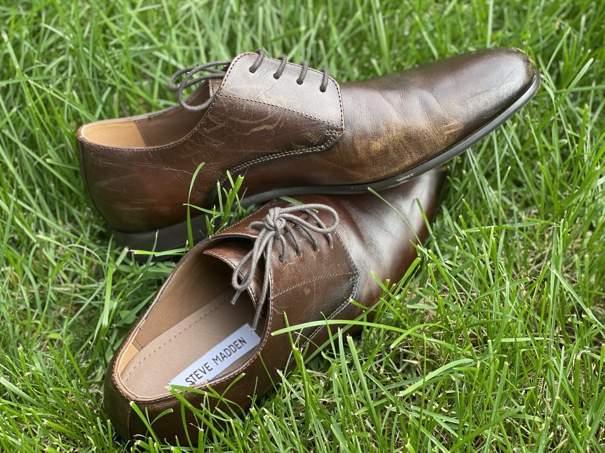 Steve Madden Raddley Men\'s Dress Shoes Size 10.5 Leather Brown Madden Mens Dress Shoes Sz 10.5 Brown | eBay main image 3