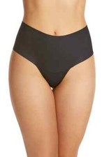 NEW  25 HANKY PANKY BREATHESOFT HIGH WAIST THONG BLACK SZ M