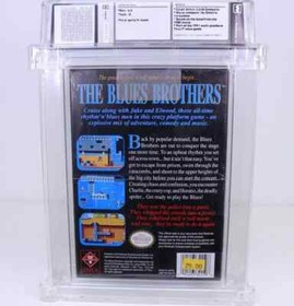 The Blues Brothers New Nintendo NES 1992 sigillato in fabbrica WATA grado 8.0 B nuovo con scatola