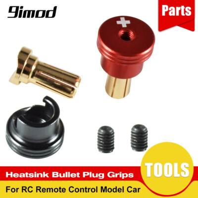 9IMOD Metall-Heatsink Bullet Plug Griffe 4mm/5mm Kugeln für Elektroschrauber