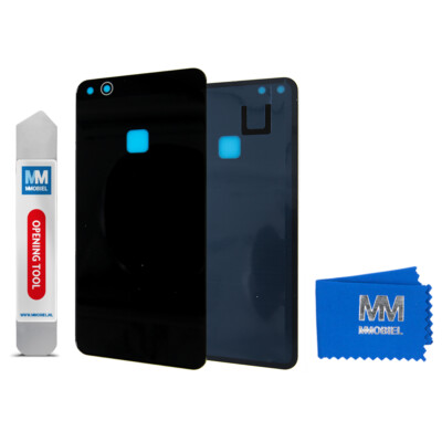 Akkudeckel mit Linse für Huawei P10 Lite 2017 (SCHWARZ) Backcover