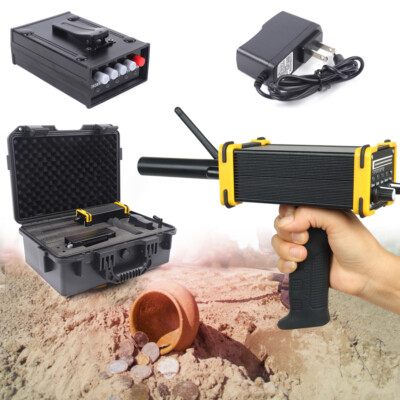 GR-100 1000M Metal Detector Long Range LED Screen Detector Finder f/ Silver Gold