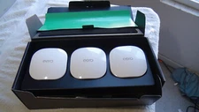 EERO Dual-Band Wi-Fi System Mesh 3rd Generation 3 Pack White JO10311 Tested