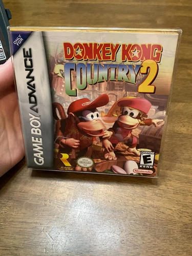 Donkey Kong Country 2 -Nintendo Game Boy Advance( 2004) CIB + Box Protector