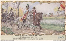 Liebig 6 Cards V/G:  S1563 Charles-Joseph, Prince of Ligne (Flemish)