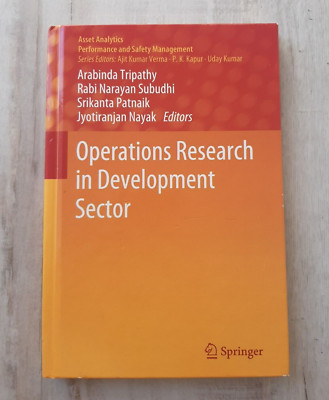 Operations Research in Development Sector Asset Analytics 2019 Hardback Book