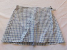 Wild Fable Junior's Women's Casual Skirt Size M medium Blue White Plaid