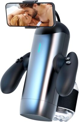 Male Automactic Masturbator Cup Thrusting Telescopic Vibrating Cup Lubricants