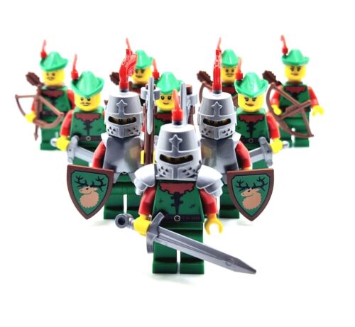 10x LEGO® Ritter Forestmen Minifigur Figur Löwen Castle Falcon 10305 Knights NEU