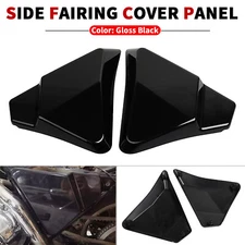 L&R Gloss Black Side Cover Panel For Harley Touring Road Street Glide King FLHX