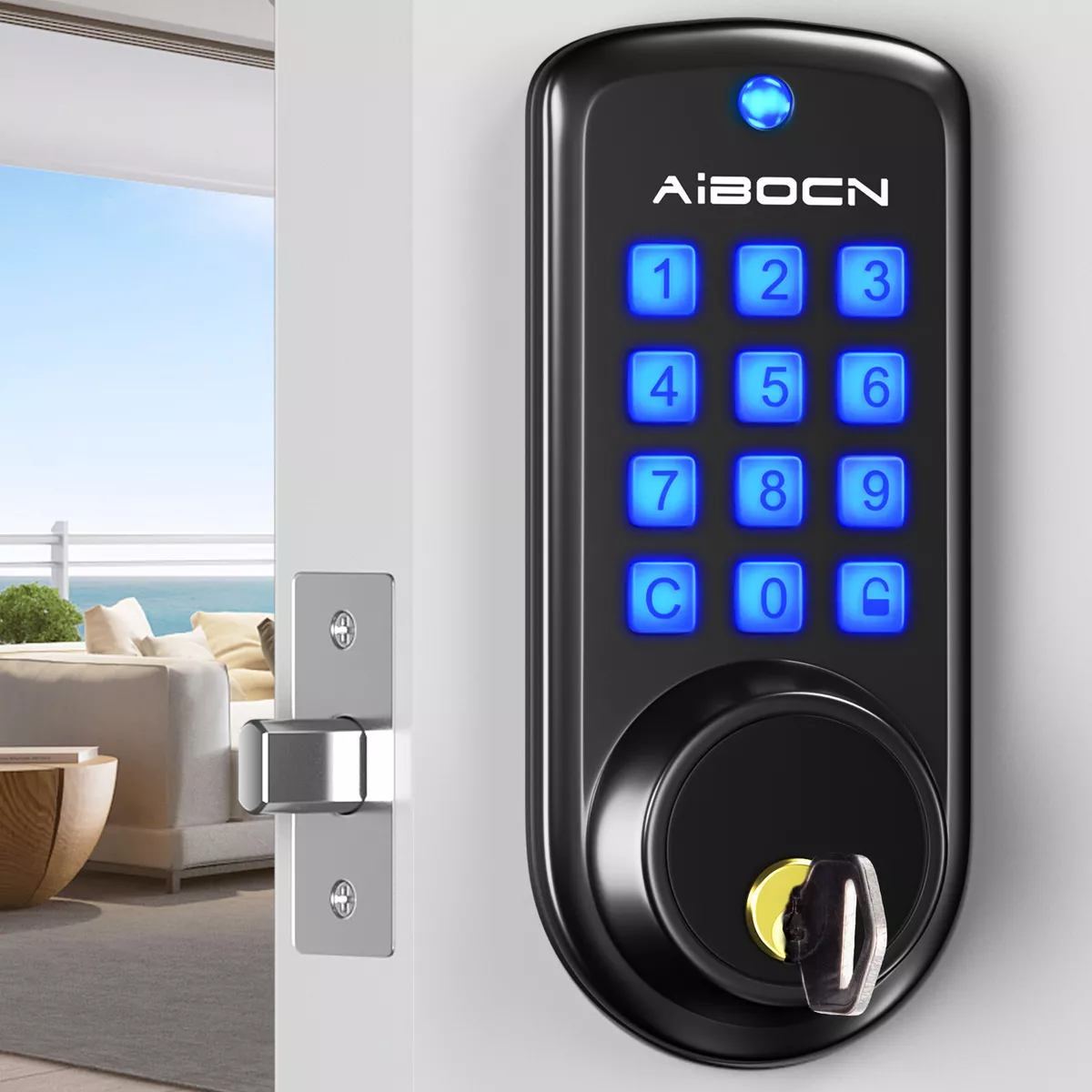 Residential keypad 2024 door lock