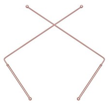 2 Pack 99.9 Copper Dowsing Rods for Ghost Hunting Water Treasure Hunting