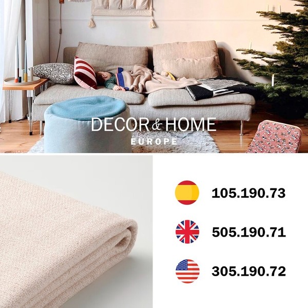 IKEA SÖDERHAMN Funda para sección sofá/ 3 plazas Gransel natural 305.190.72