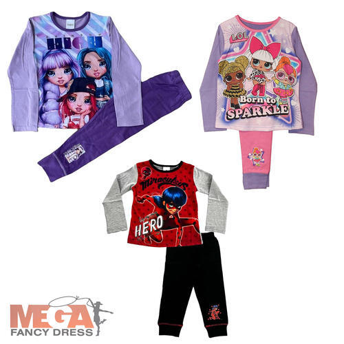 Pack of Licensed Character Pyjamas Boys Girls Summer PJs