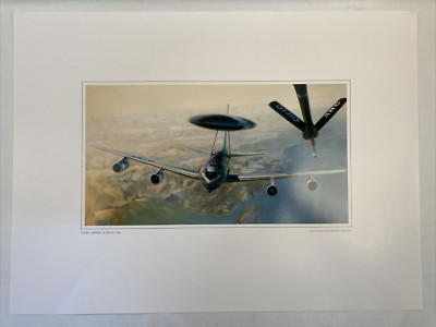 GLOBAL MISSION By John W. Clark USAF 2001 17 x23  Lithograph