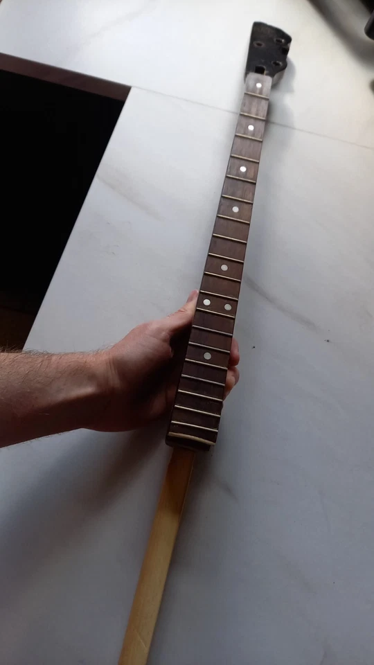 3 String Banjo Neck Bacon & Day Parts Luthier Project - Image 3 of 4