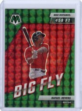 Rafael Devers 2022 Mosaic Baseball BIG FLY Green BF-3 Boston Red Sox