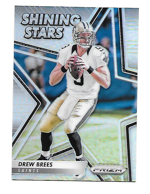 DREW BREES 2016 PRIZM SHINING STARS PRIZMS #10 NEW ORLEANS SAINTS