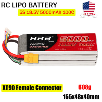 HRB 6S 22.2V 3300mAh 60C Lipo Batterij met Deans T Plug voor RC Quadcopter 500-size Helikopter Auto Truck Boot Hobby
