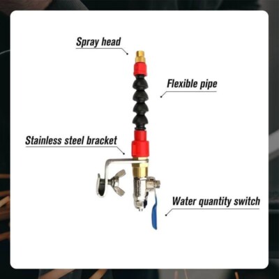 Versatile Dust Cleaner Water Spray System For Cutting Machine Improved Design