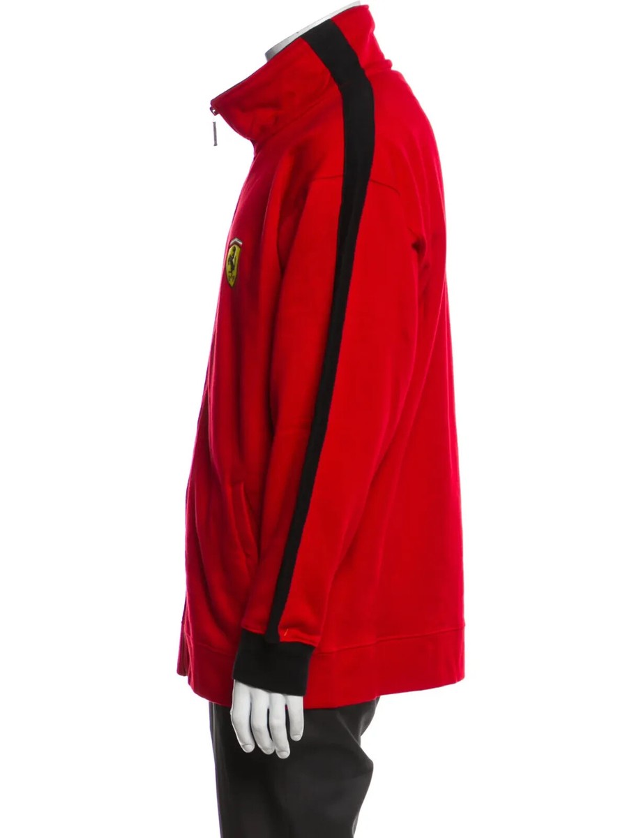 2002 Ferrari x Fila ~ Authentic Men's Red Sweat Jacket