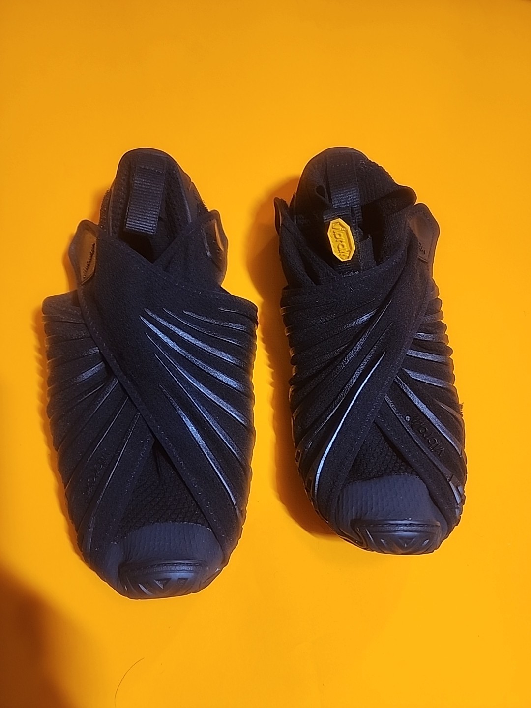 SAOLA Scarpe minimaliste Vibram Furoshiki taglia 8 8 5 nere suola avvolgente 20WEB01 donna