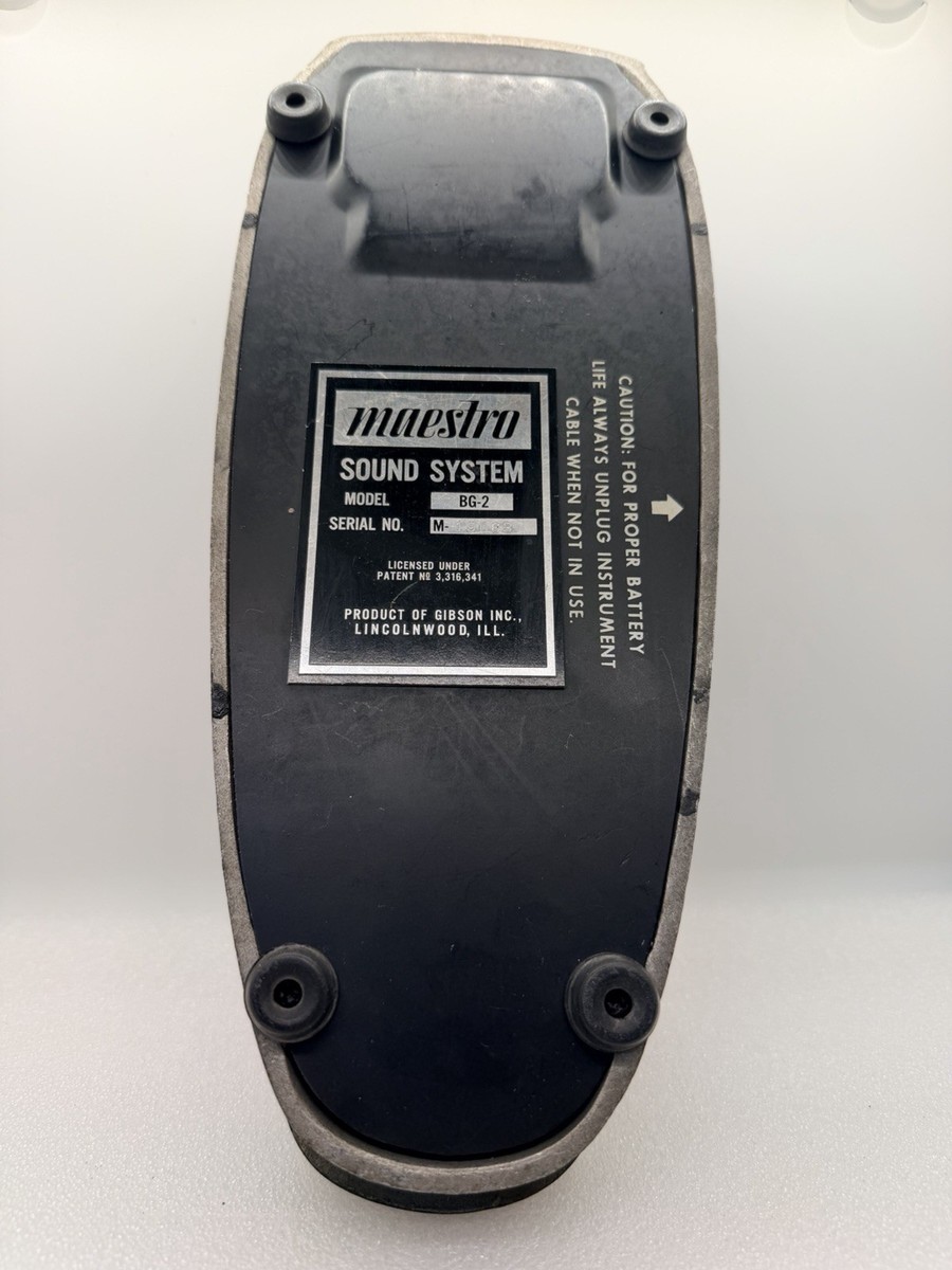 Maestro Boomerang BG-2 Wah Guitar Pedal Vintage 1970s Boomer 2 | eBay