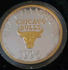 な*︎様 純銀 1オンス 1996年 シカゴ・ブルズ 記念 Basketball Chicago Bulls 1996 Vintage Sports Coins for sale | eBay