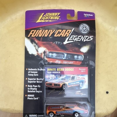 Johnny Lightning Funny Car Legends White Bear Dodge 1971 1:64 Unopened