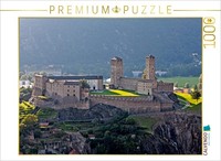Calvendo Puzzle Castel Grande - Bellinzona 1000 Teile Puzzle Quer | 1000 Teile L